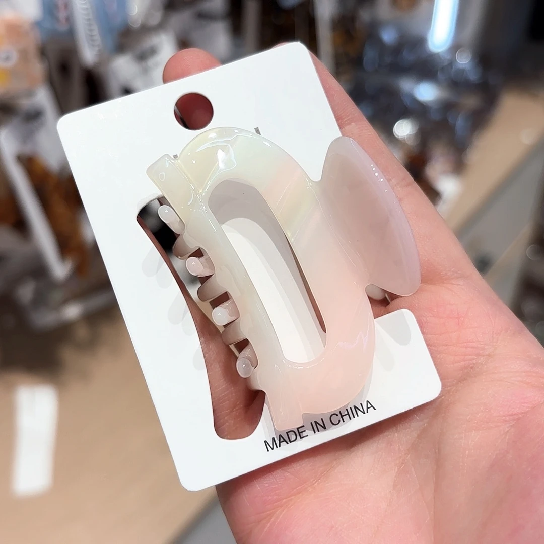 铁合金布艺抓夹一个半