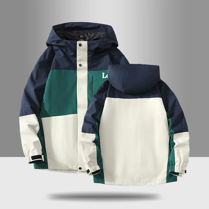 三合一可拆卸内胆冲锋衣男青少年秋冬季2025潮流新款登山服外套