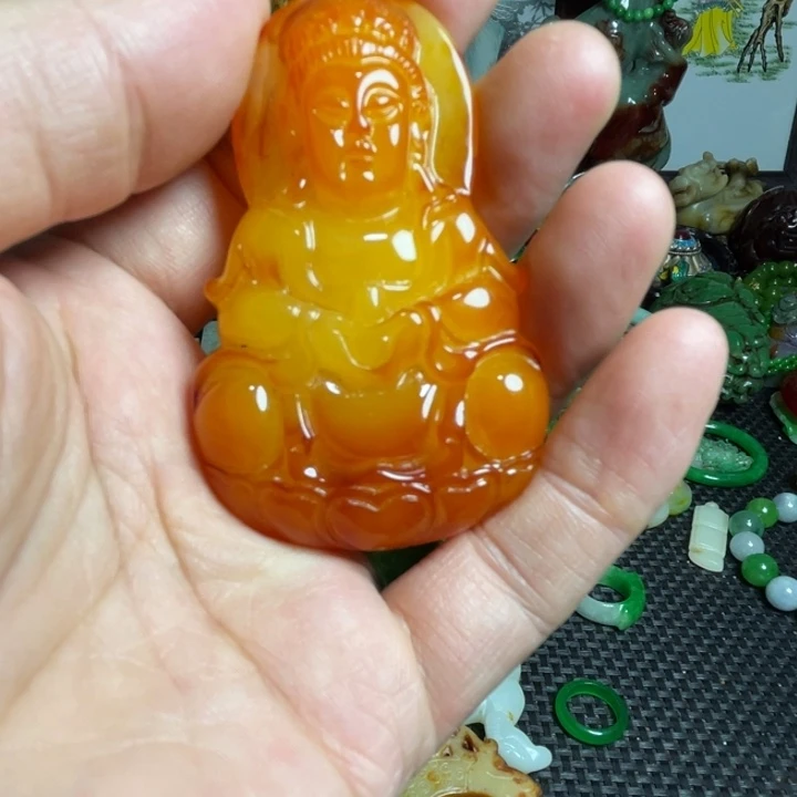 滴血莲花菩提吊坠