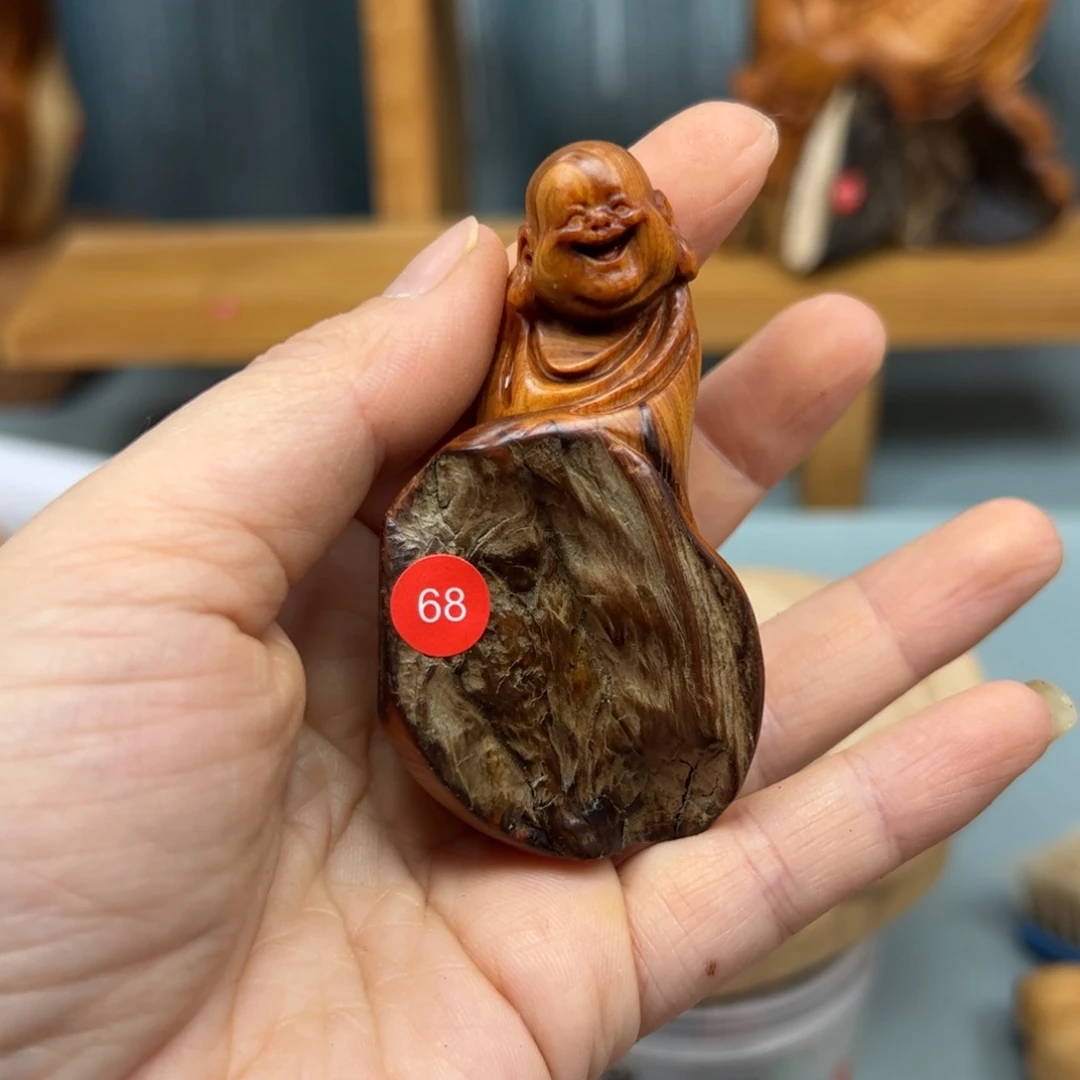 木***7木崖柏木摆件手把件，