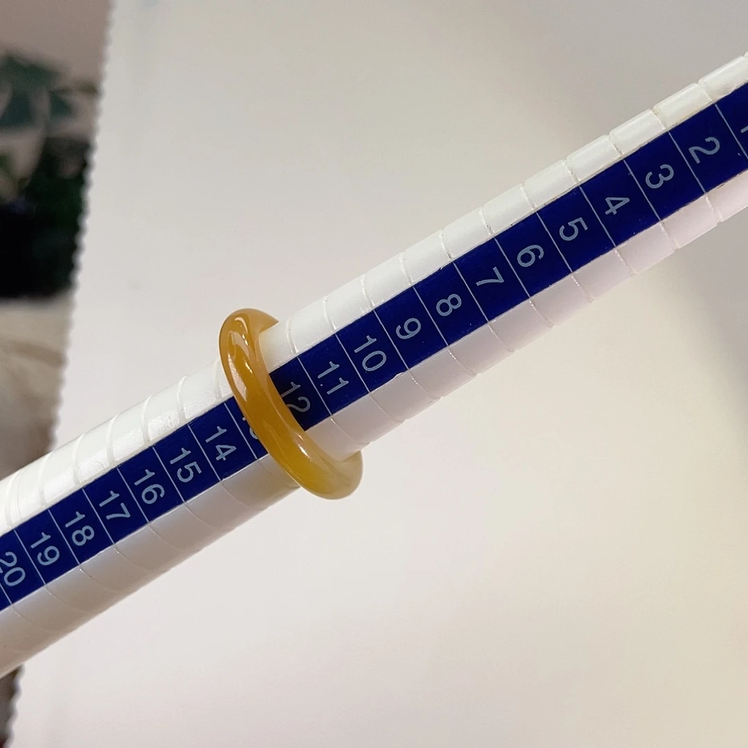 未镶嵌戒指和田玉天然和田玉糖玉戒指11