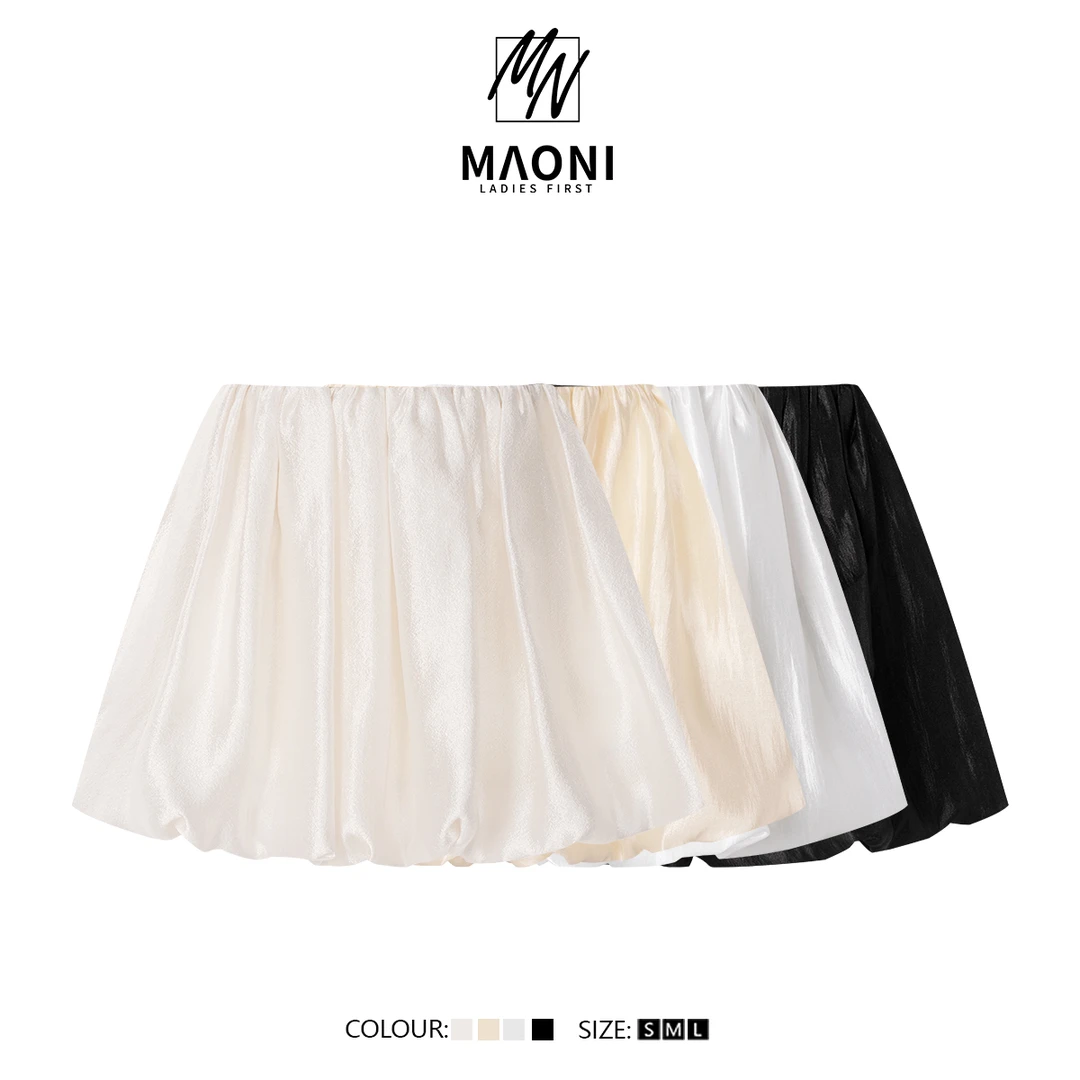 毛妮Peshe【云朵花苞裤裙】高腰法式减龄蓬蓬半裙防走光a字 L1547