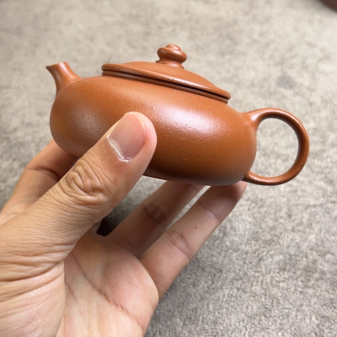朱泥茶壶M**s朱泥寒江微瑕
