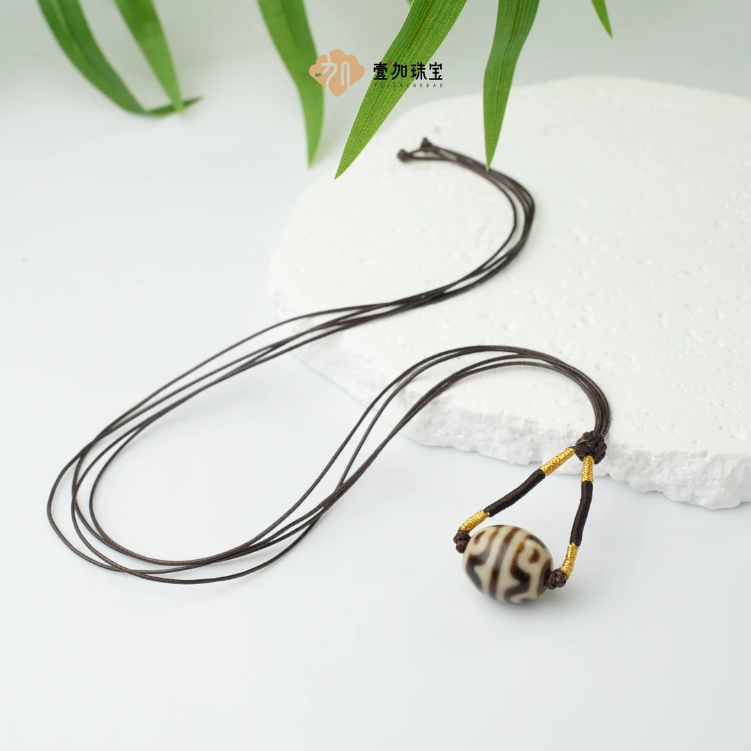 壹加火火|手工设计六瓣莲心玛瑙项链多样性发其一
