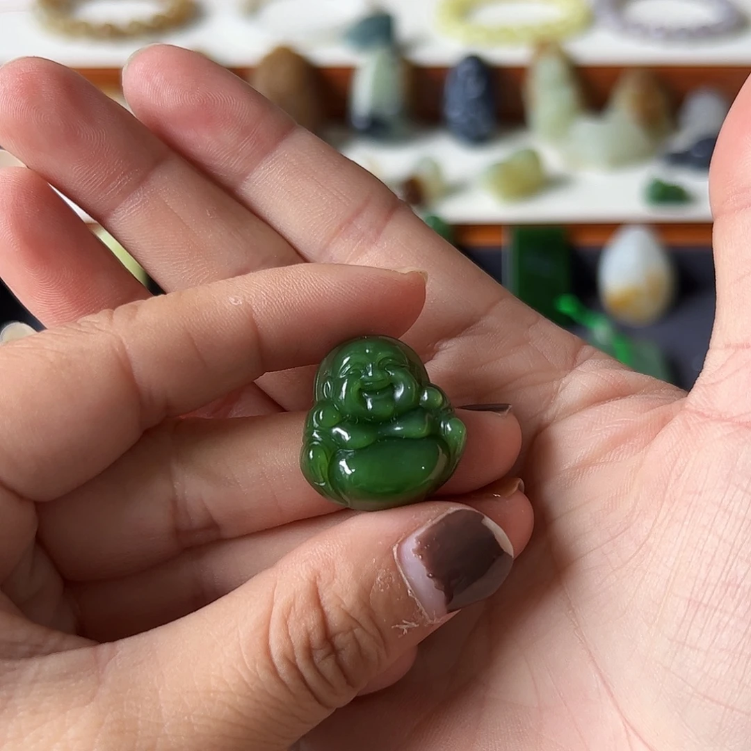 和田玉未镶嵌吊坠(不含链)