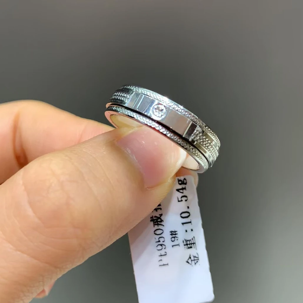 【素款】铂金时来运转戒指19圈口首饰直播间改价链接