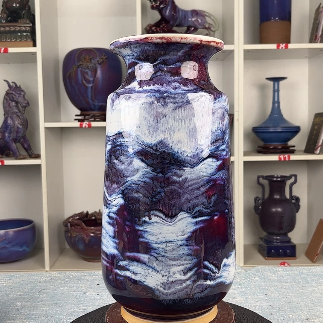 瓷片摆件……广口瓶……