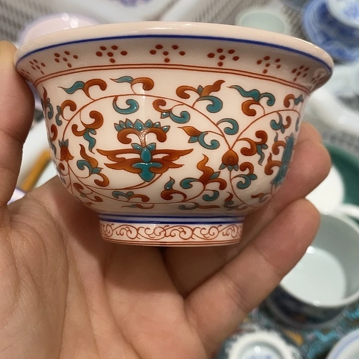 陶摆件景德镇陶瓷主人杯2344