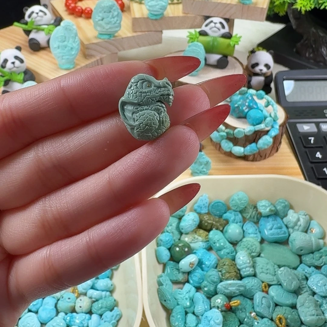 绿松石未镶嵌吊坠(不含链)