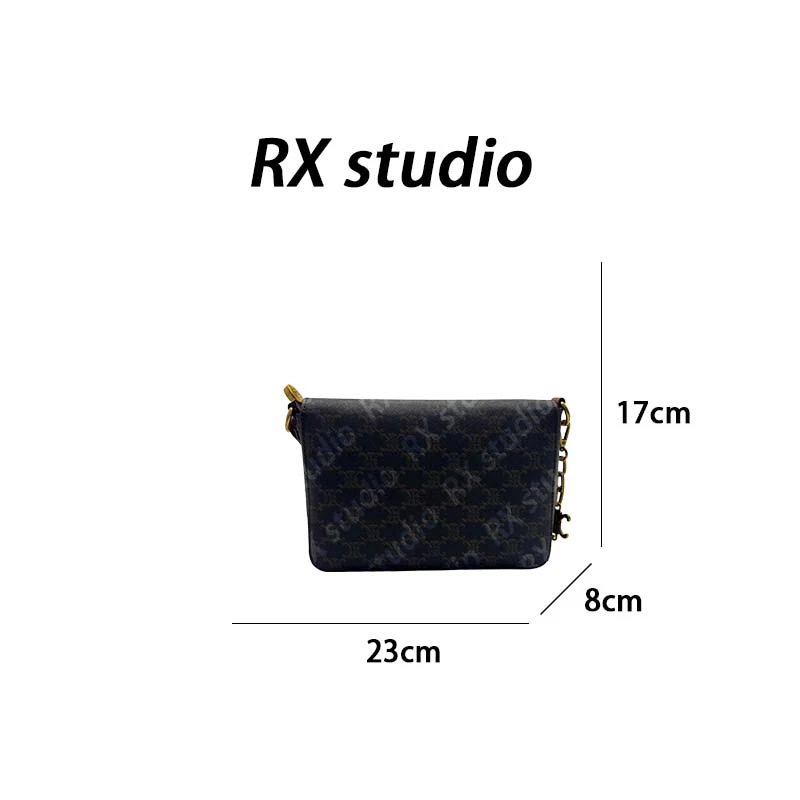 【南沙瑞熙】QYX-9959-棕色（大号）-轻奢小众设计感时尚百搭女士包包