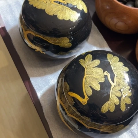 蜜安罐瓷香炉锡茶则