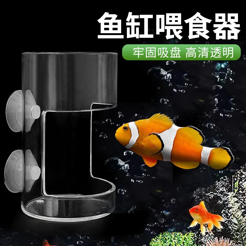 【宠大条】鱼乌龟鱼缸鱼食漂浮喂鱼喂食圈悬浮鱼儿投食圈鱼喂食器