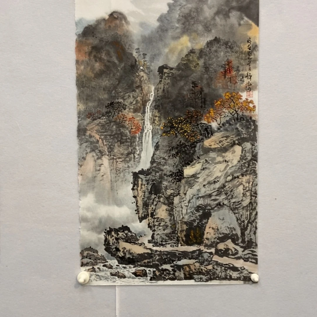 清***风国画墨鱼精品墨鱼精品