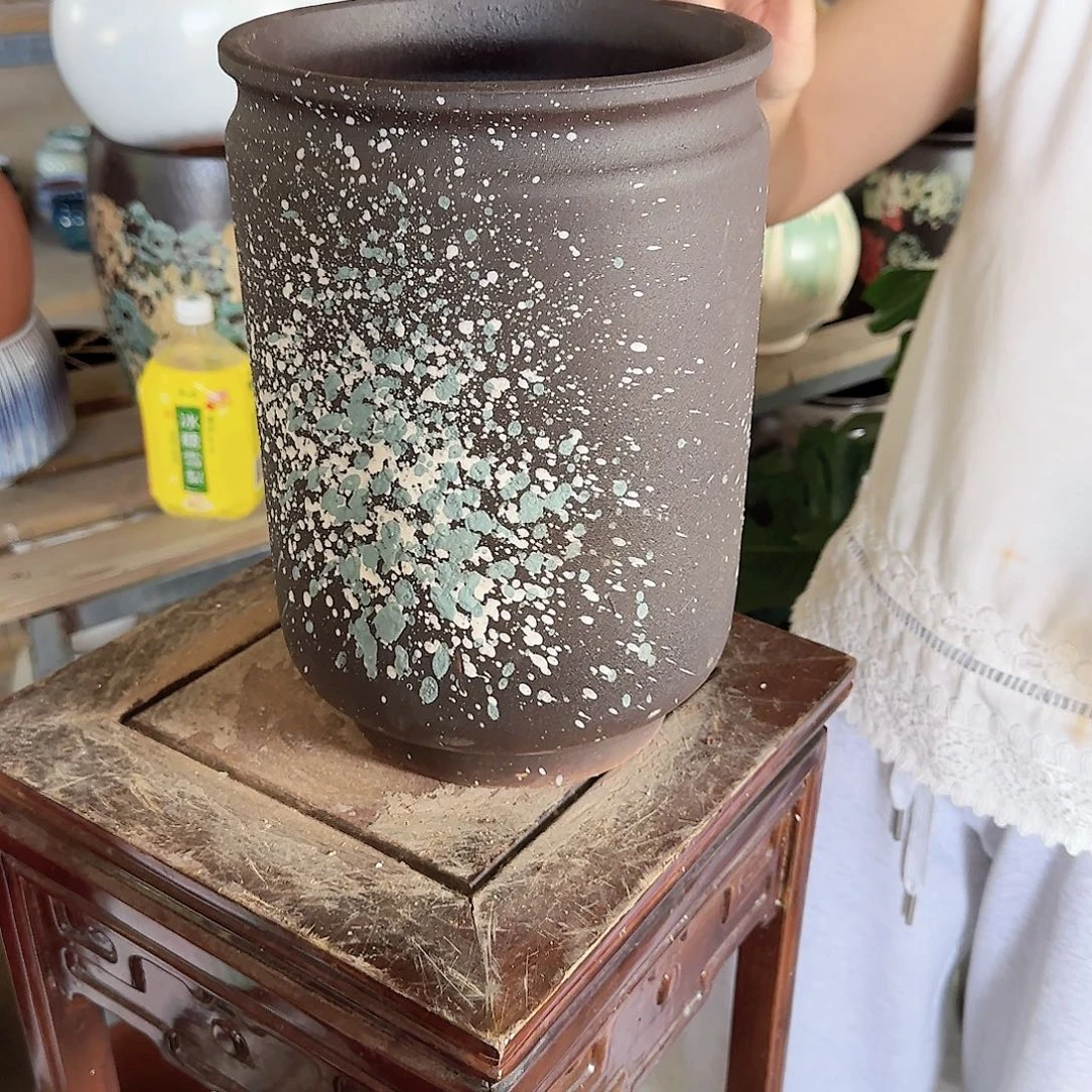 紫砂花盆王嫂花盆0915-138高29口20
