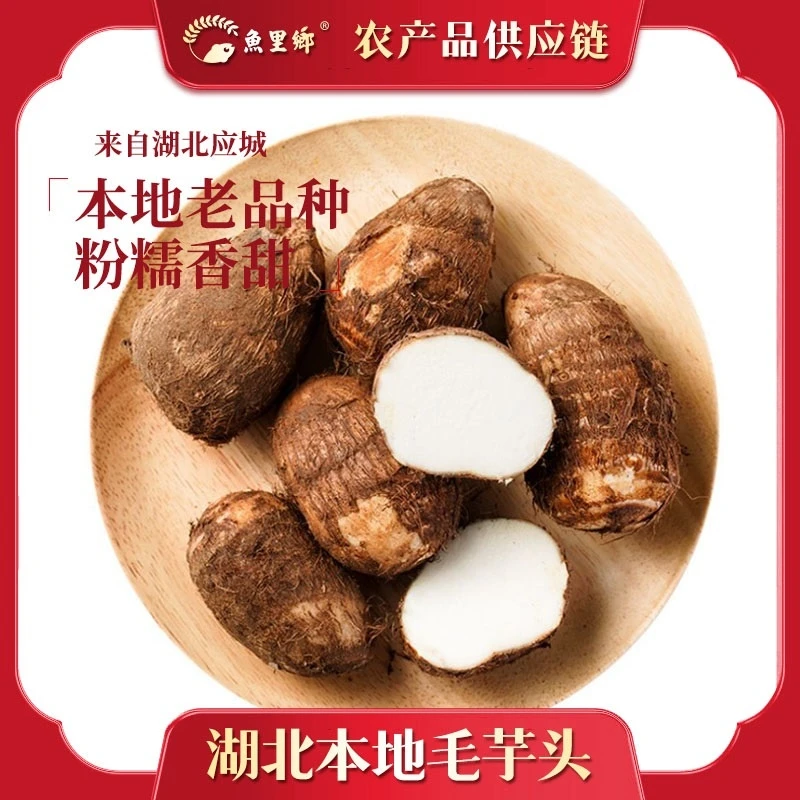 湖北芋头新鲜现挖牛奶芋头农家自种小芋头粉糯香甜带泥蔬菜毛芋头
