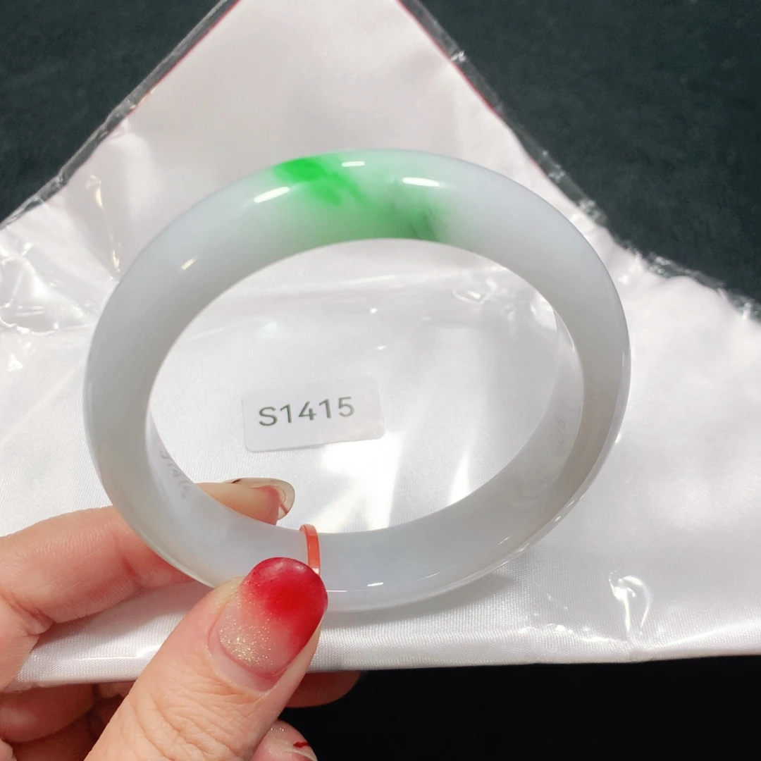 翡翠未镶嵌手镯S1415-03