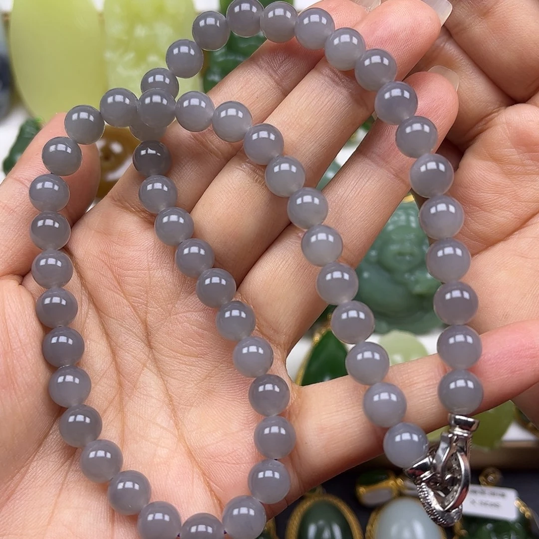 和田玉未镶嵌项链卡8