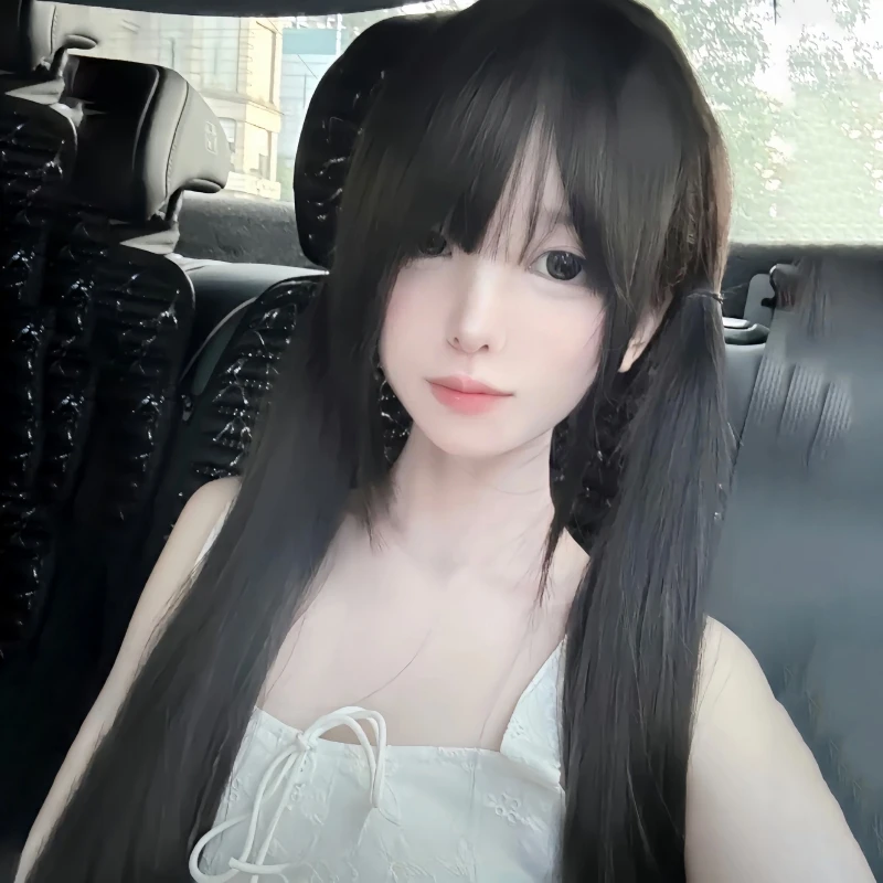 冰冷心事少萝同款假发女自然全头套式lolita蓬松长直发网红JK全头