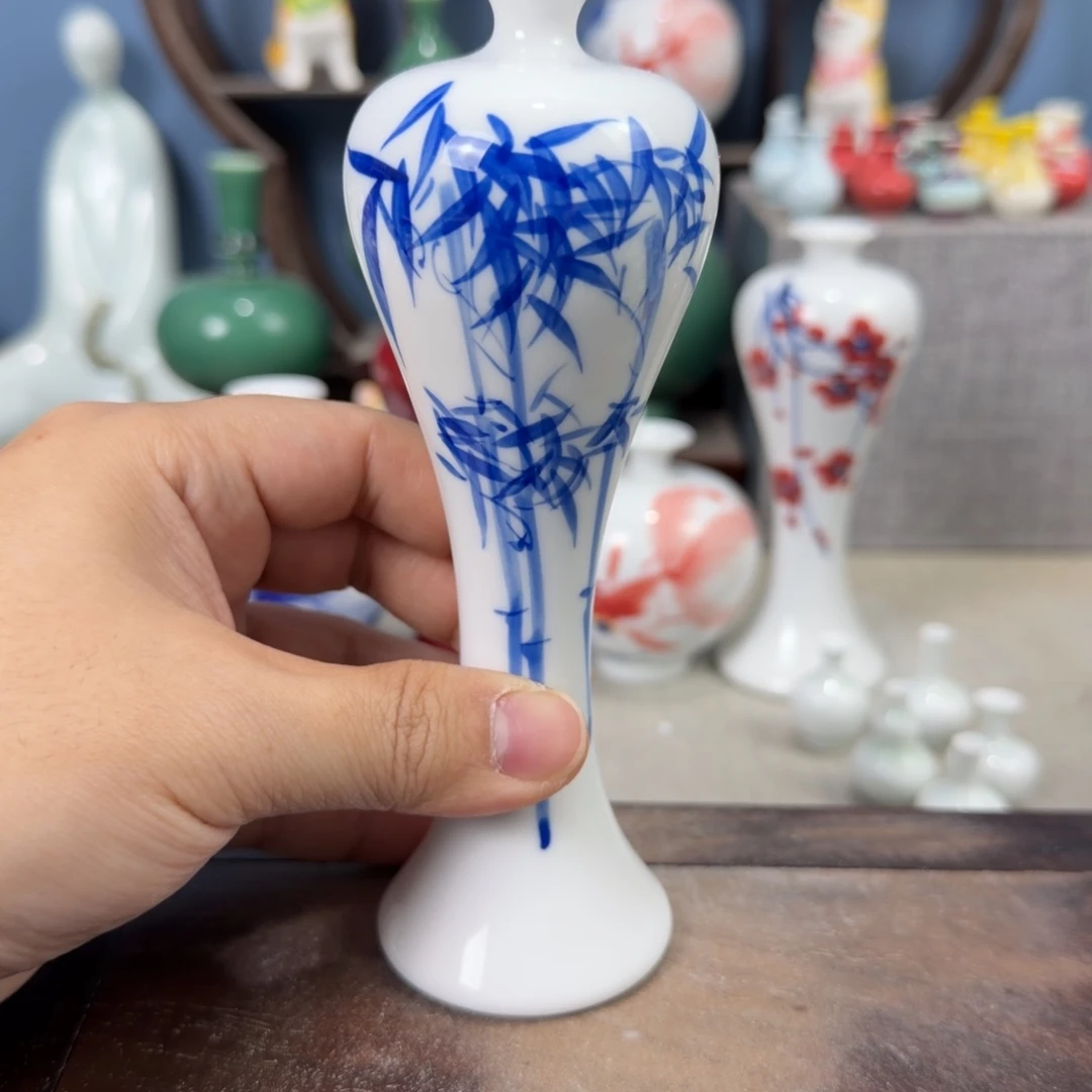 陶瓷手工小花器摆件