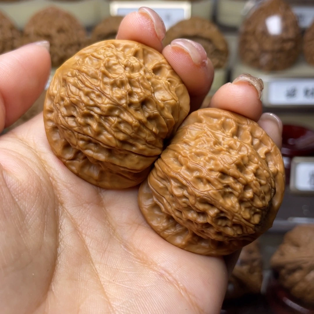 文玩核桃把件S****e公子帽38左右