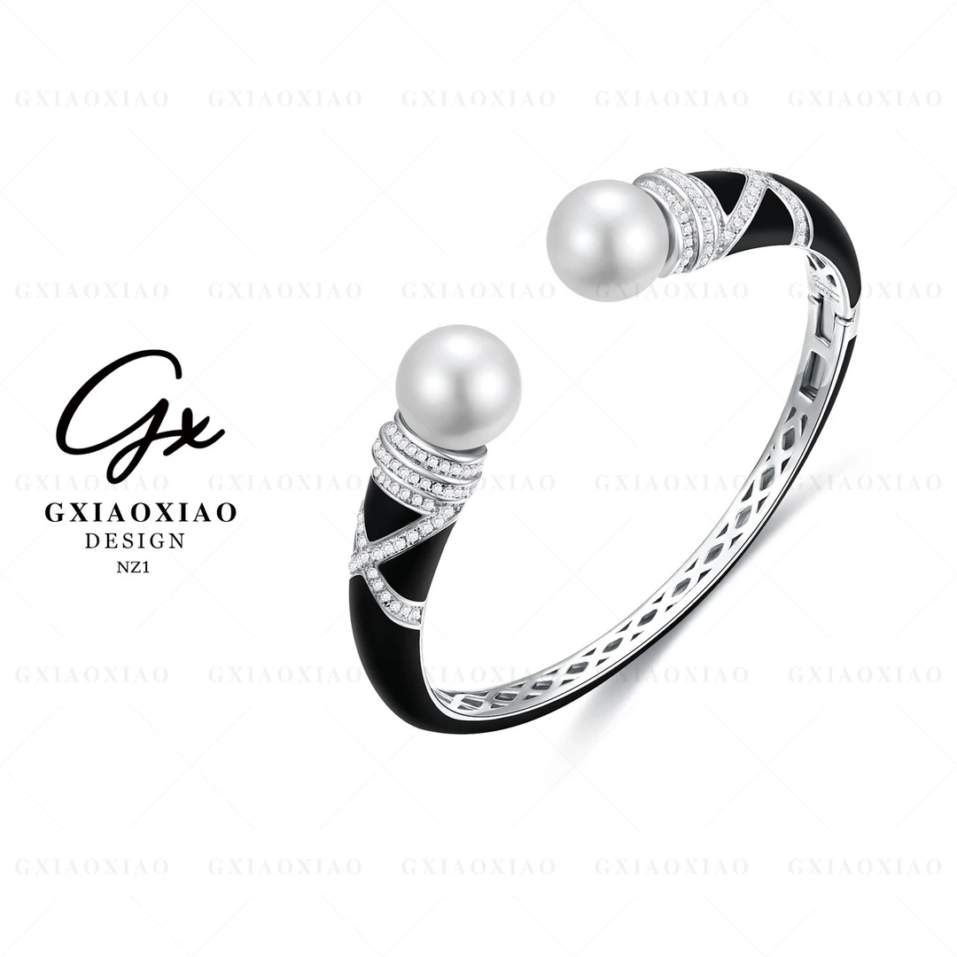 G XIAOXIAO镀K金【阑夜霜】轻奢时尚高级感手镯 NZ1