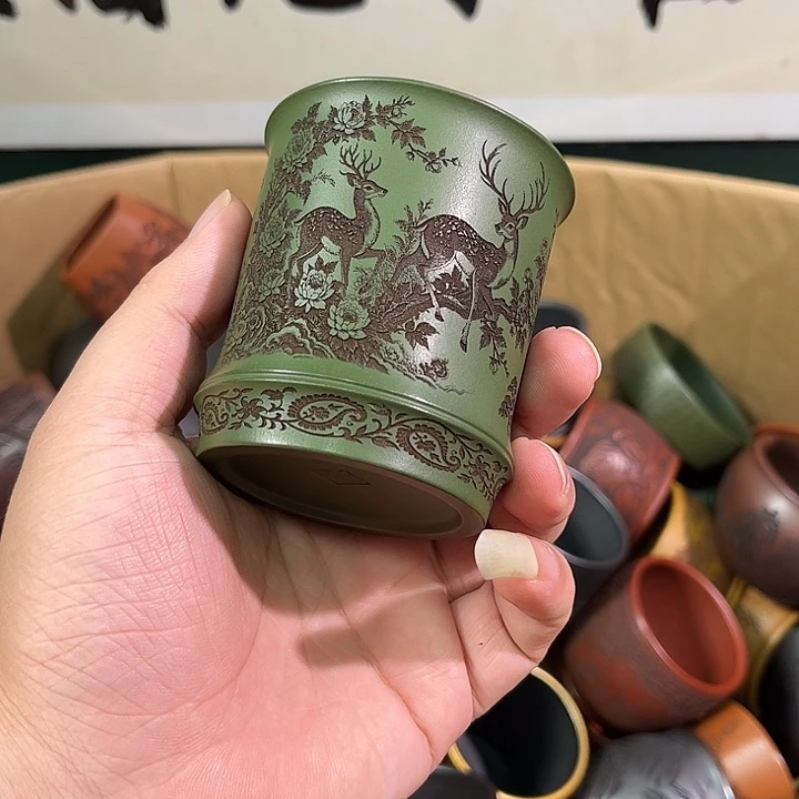 茶杯紫砂全手工紫砂主人杯