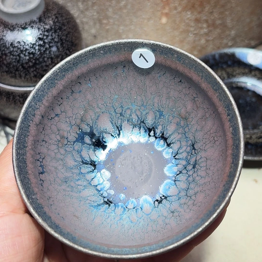 茶盏义兴龙窑建盏1微瑕