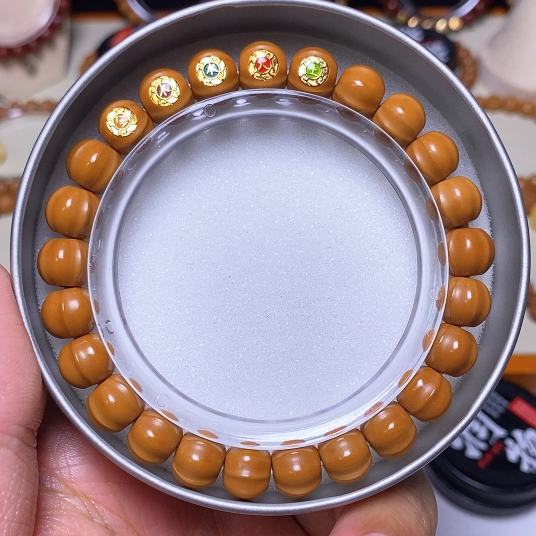 手串猴头核桃五行四花鲨鱼鳍尺寸10左右全品