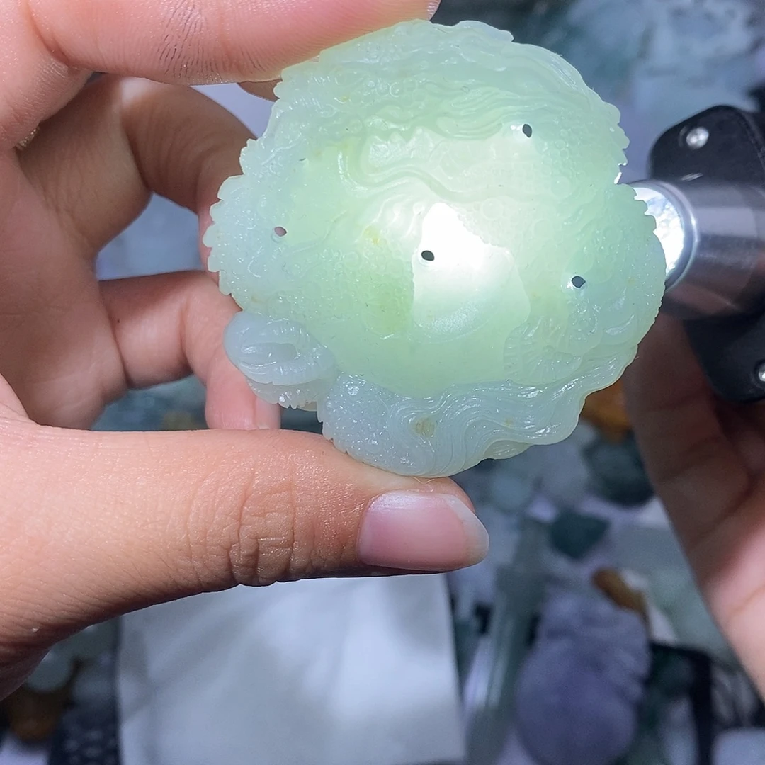 定制翡翠未镶嵌翡翠龙口