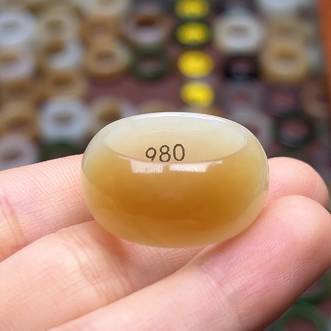 神***大和田玉未镶嵌戒指18.4