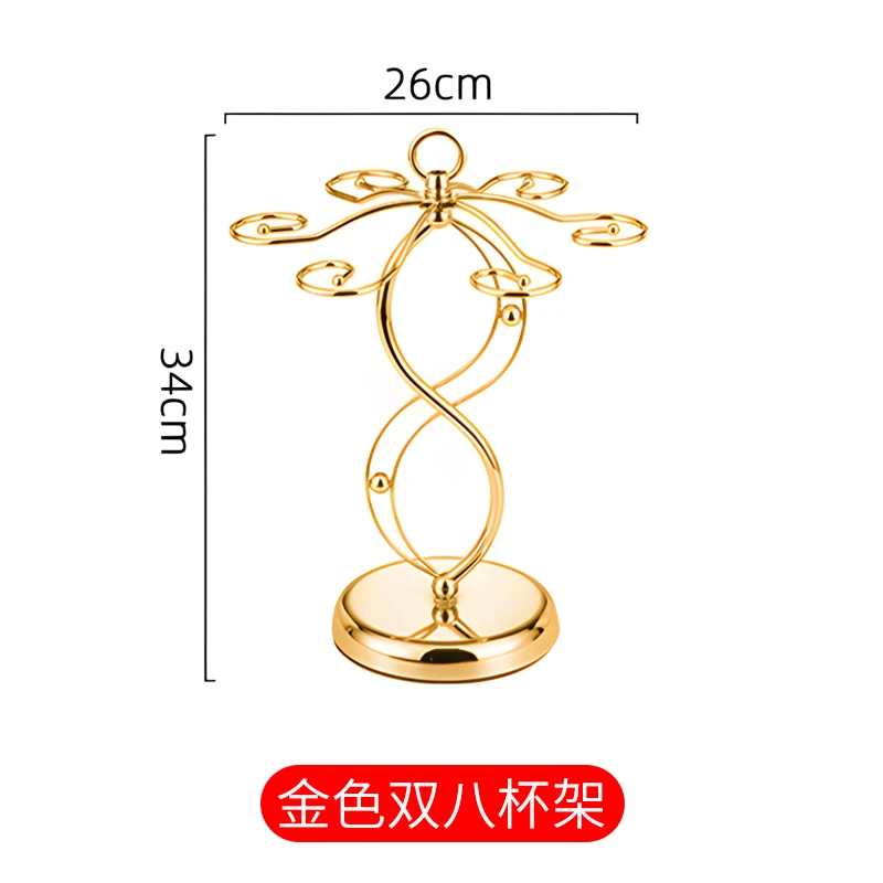 倒挂金属红酒杯架创意麋鹿杯架葡萄酒被悬挂架家用商用红酒杯架
