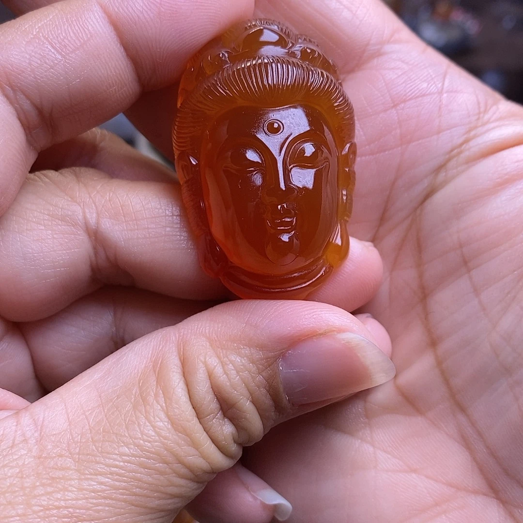 胖***子玛瑙/玉髓未镶嵌颈饰