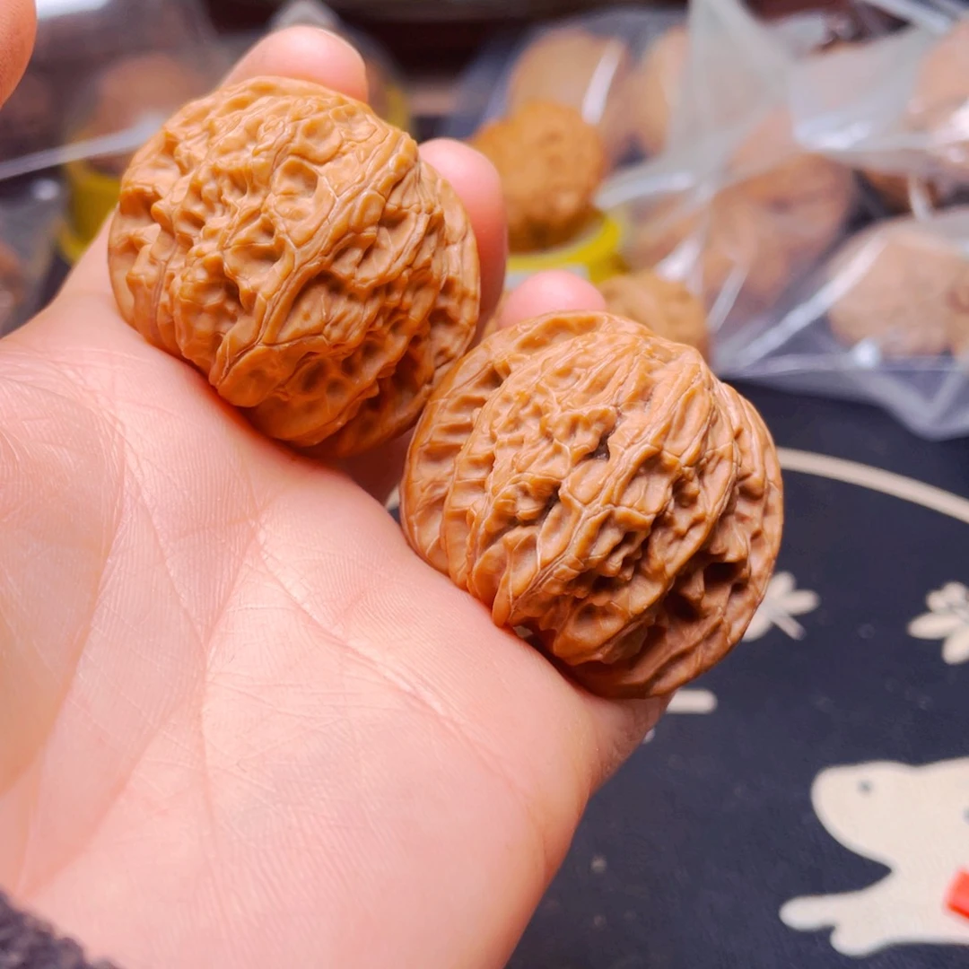 吊坠文玩核桃磨盘狮子头