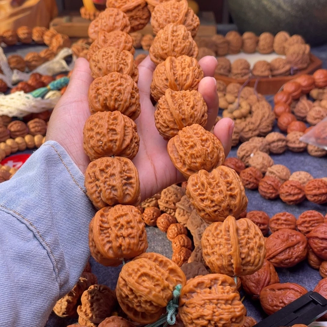 吊坠文玩核桃白狮子