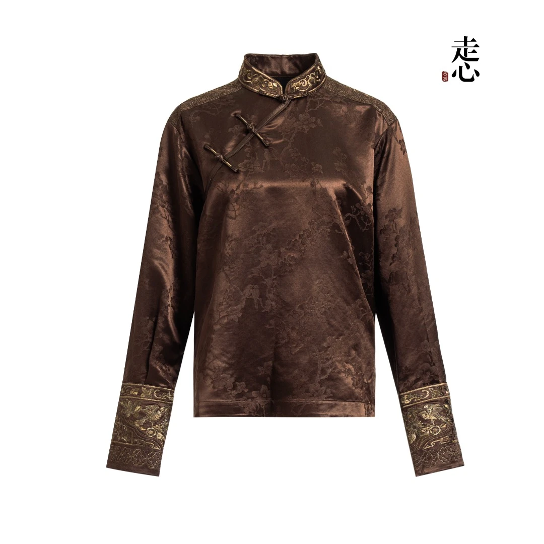 【走心非遗】金漆潮雕咖上衣24ZCS5003