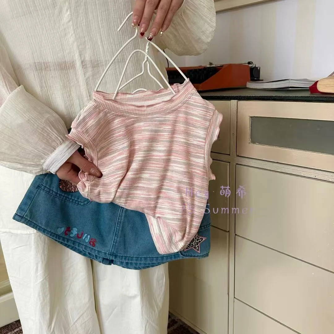 萌希·25夏~韩版背心T恤M860