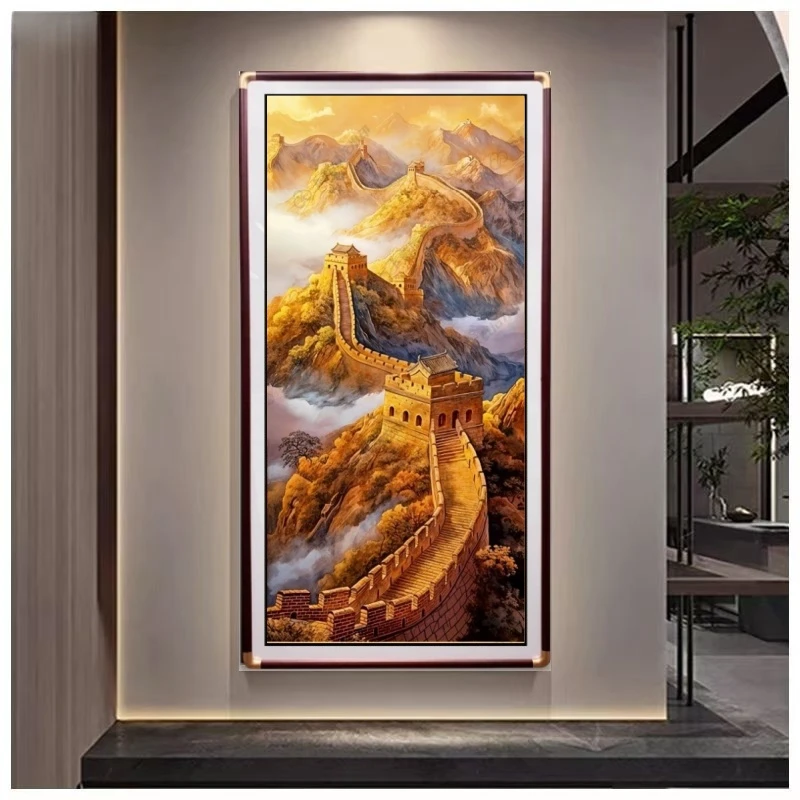 立体浮雕烫金新中式装饰画玄关装饰画客厅现代环保玄关实木挂画