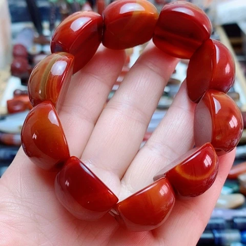 玛瑙/玉髓合金颈饰