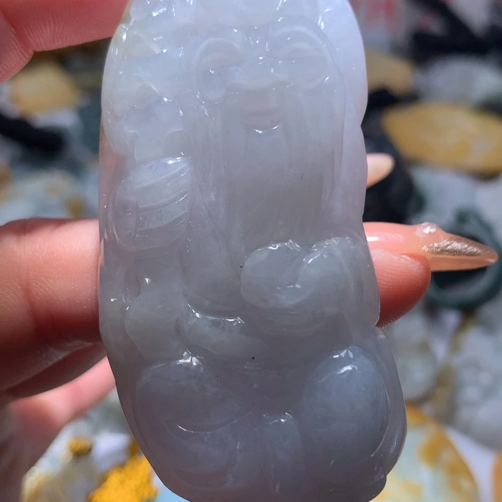 翡翠未镶嵌颈饰保真天然A货翡翠