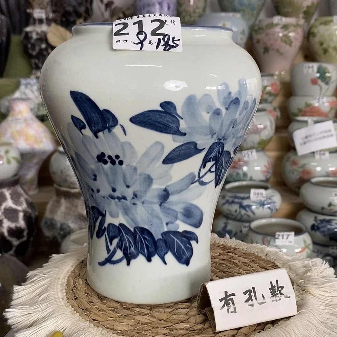 景德镇瓷韵手工陶瓷花盆 212