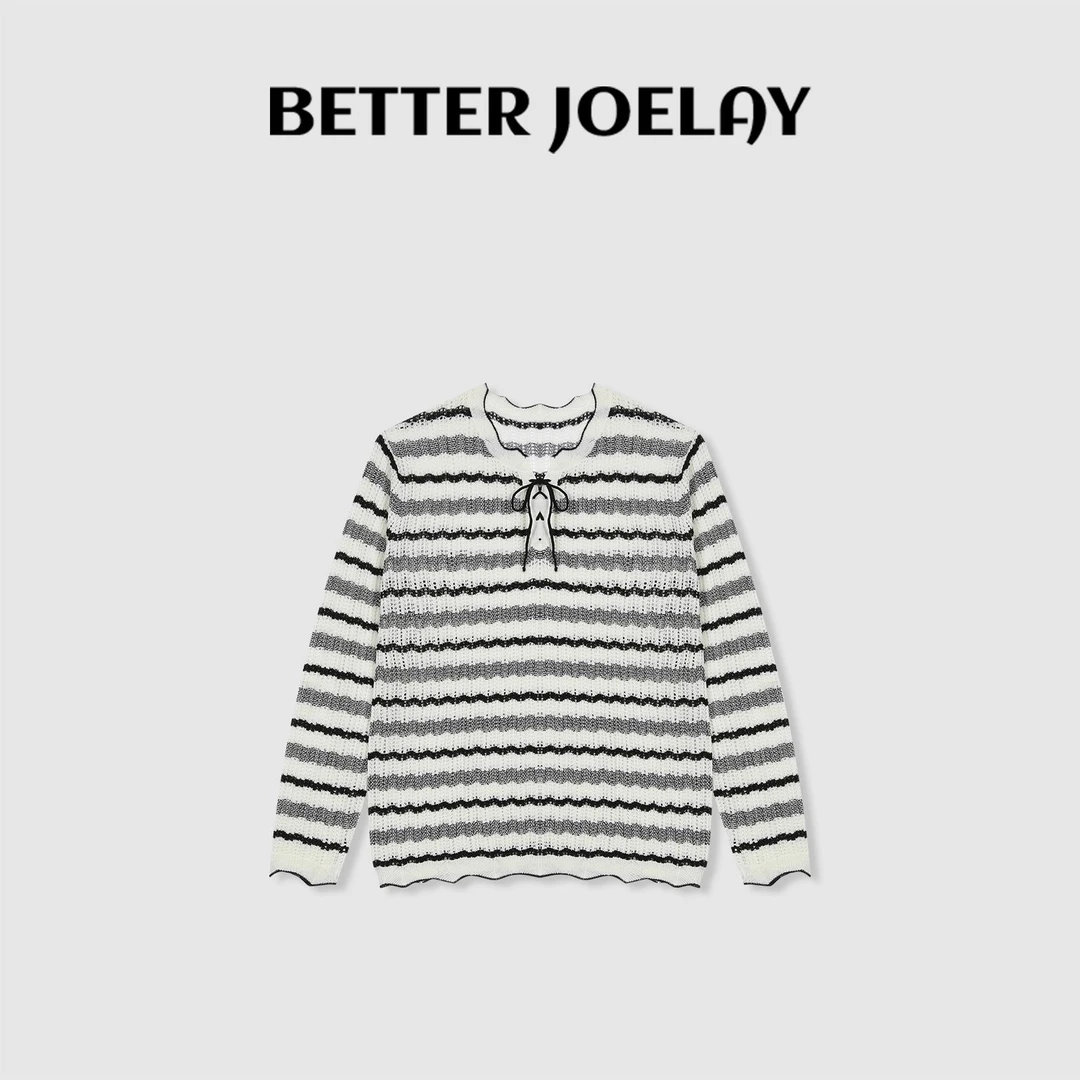 （Y）BETTER JOELAY-【迷人色彩】时尚百搭长袖针织衫休闲风LL5857