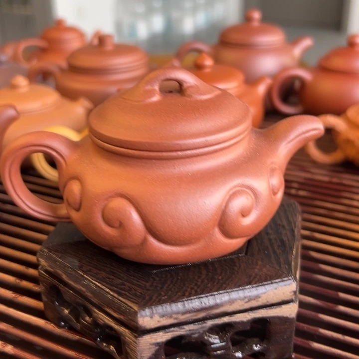 茶案紫砂仿古如意180cc