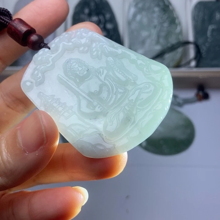 翡翠未镶嵌挂件翡翠