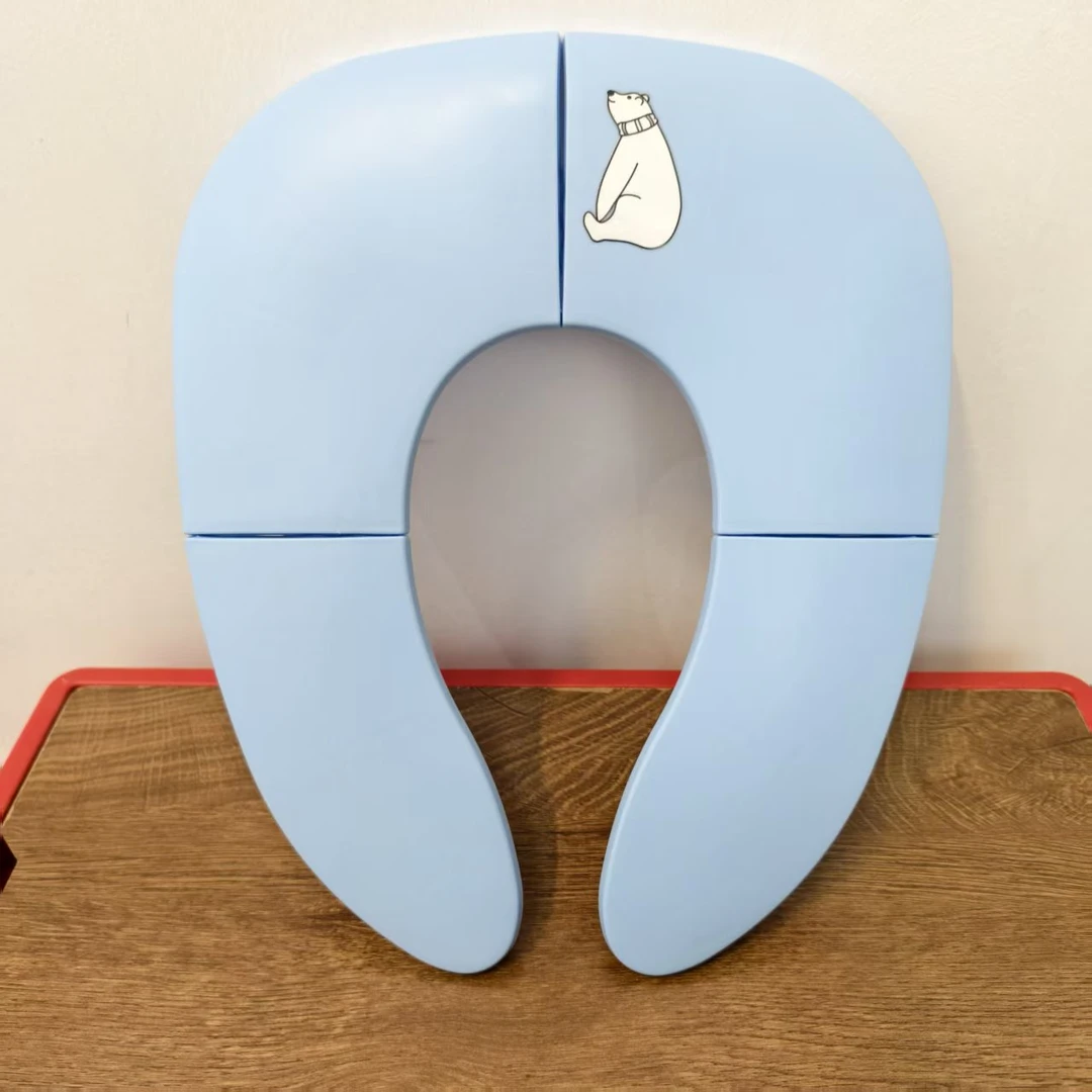 C05儿童外出旅行折叠马桶圈垫子【微瑕慎拍】