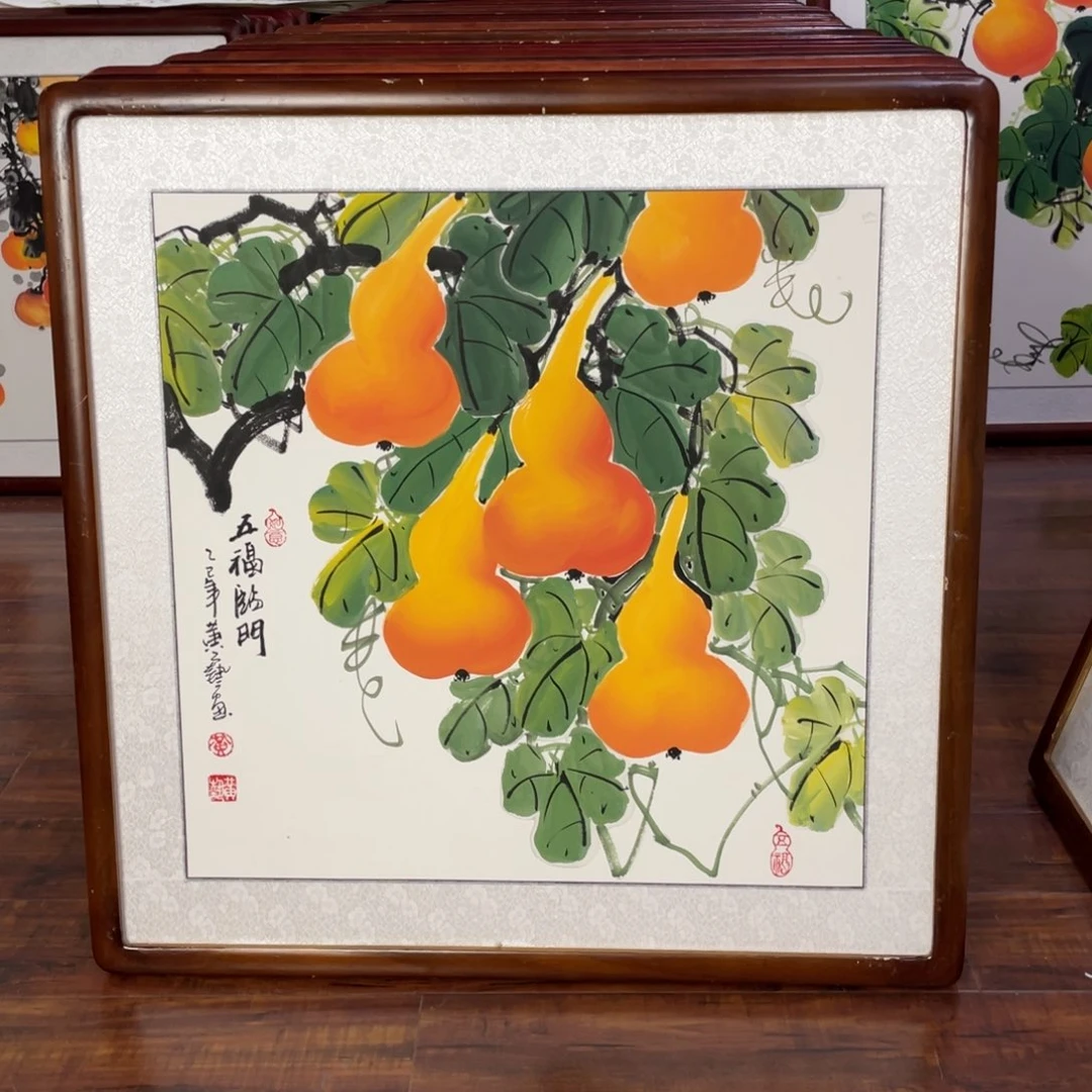 国画带框尺寸63*63厘米