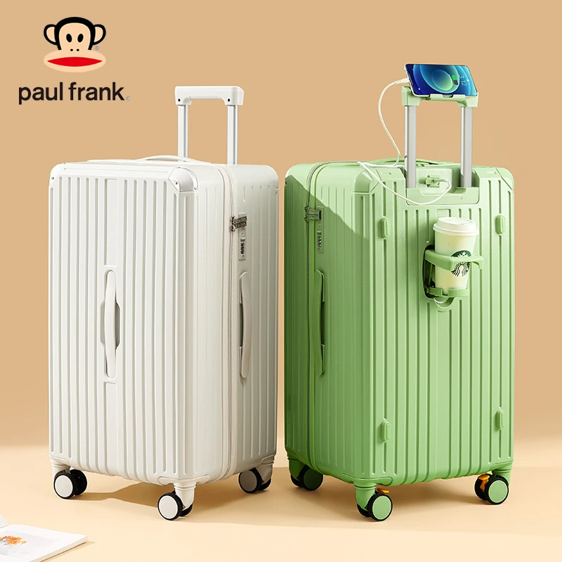 26寸男女新款拉杆箱行李箱子旅行箱多功能结实耐用大容量USB充电