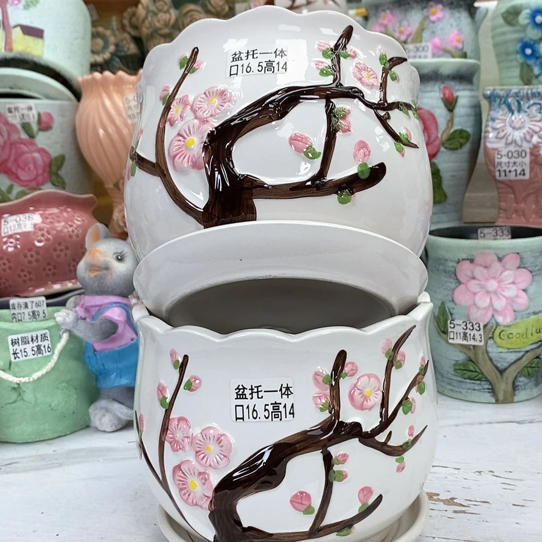 陶瓷@陶瓷花盆@@5838382728696