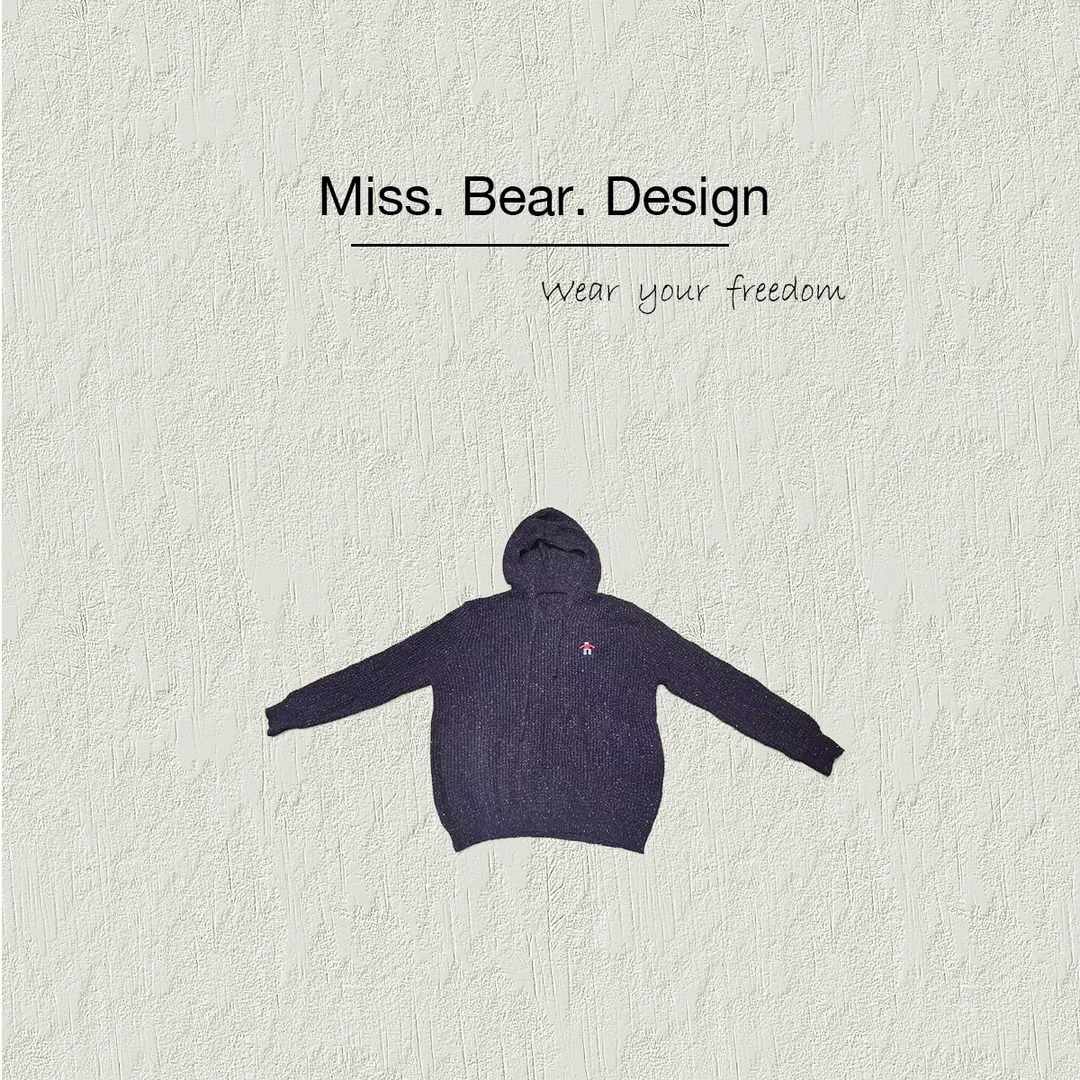 【MISS BEAR DESIGN】连帽毛衣