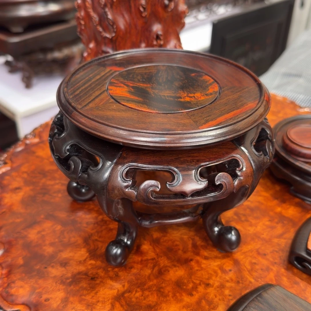 木大红酸枝交趾黄檀底座