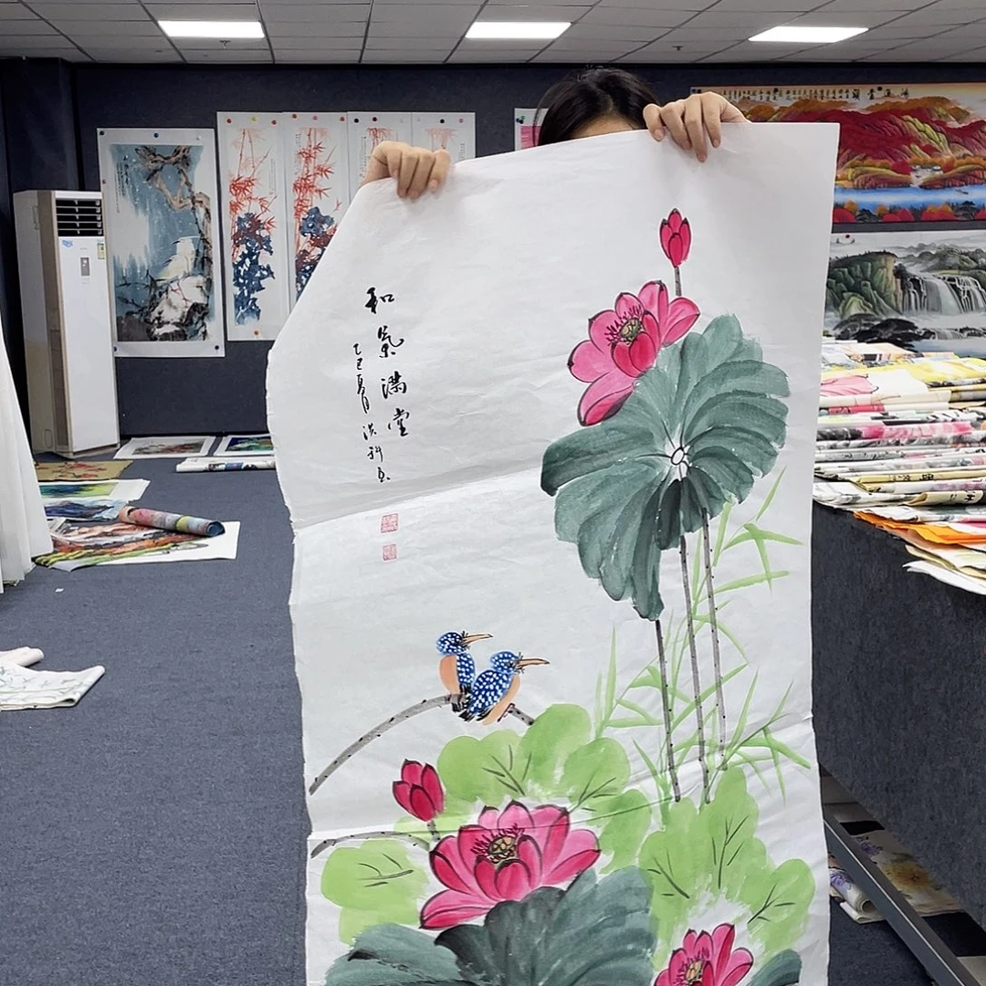 国画作品小姐姐放漏…